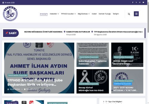 Türkiye Faal Futbol Hakemleri ve Gözlemcileri Derneği Genel Merkezi