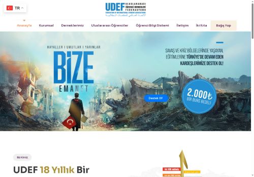 Uluslararası Öğrenci Dernekleri Federasyonu – UDEF – Biz Bir Milletiz