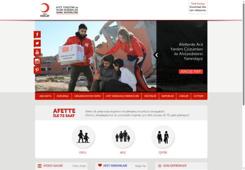 Afet Yönetimi | Afet Müdahale Merkezleri