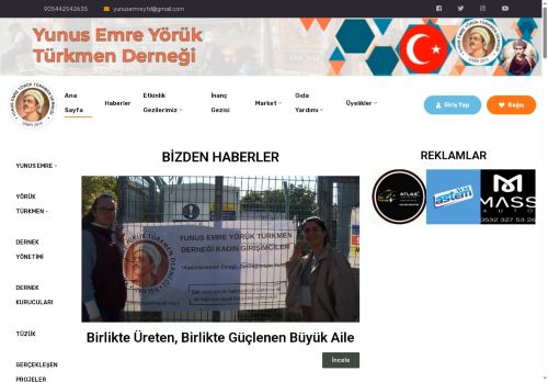 Hesabım – Yunus Emre Yörük Türkmen Derneği