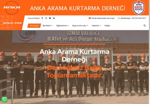 Anka Arama Kurtarma Derneği - Ana Sayfa - ANKA