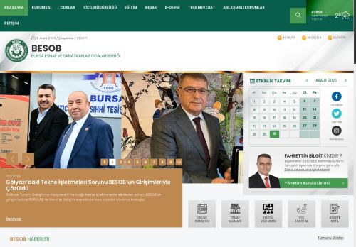 BESOB - Bursa Esnaf ve Sanatkarlar Odaları Birliği