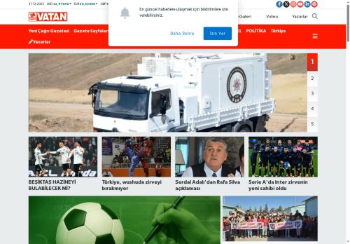 Önce Vatan Gazetesi | Günlük Ulusal Gazete