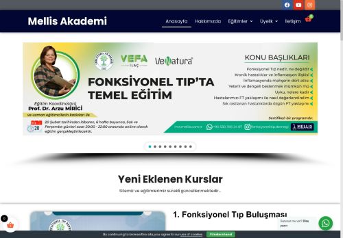 Fonksiyonel Tıp Eğitimi – Mellis LMS