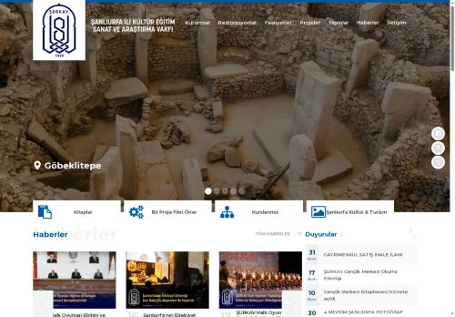 ŞURKAV & Şanlıurfa İli Kültür Eğitim Sanat ve Araştırma Vakfı