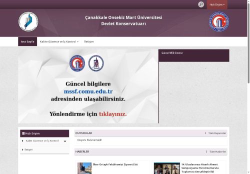 ÇOMÜ - Devlet Konservatuarı