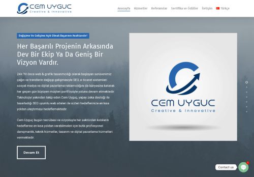 Cem Uyguç | Creative Solutions – Web Tasarım & Grafik Tasarım Uzmanı