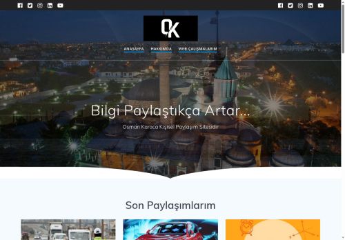 Osman Karaca – Bilgi Paylaştıkça Artar…