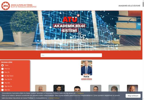 ATÜ Akademik Personel Bilgi Sistemi