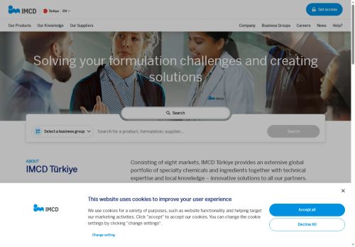 Leading Speciality Chemicals & Ingredients Distributor - IMCD