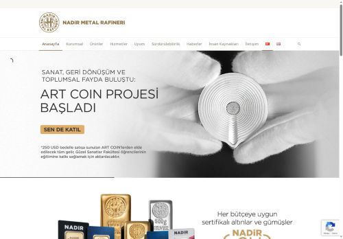 Nadir Metal Rafineri – Altını kıymetli yapan "nadir" olmasıdır.