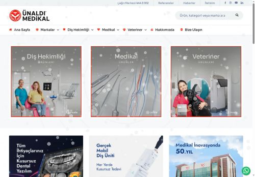 Dental ve Medikal Ürünler 50.Yıl - Ünaldı Medikal