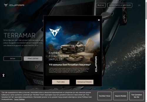 CUPRA | Modeller, Fiyat Listesi, Test Sürüşü, Bilgi & İletişim