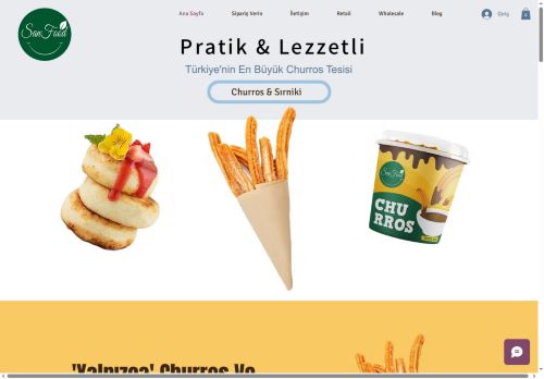 Ana Sayfa | Sanfood | Churros Üretimi | Antalya