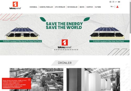 Teknopanel | Yalıtımlı Çatı ve Cephe Sandviç Panelleri, EPS Ürünleri