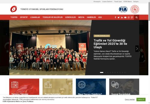 Türkiye Otomobil Sporları Federasyonu Resmi Web Sitesi - TOSFED