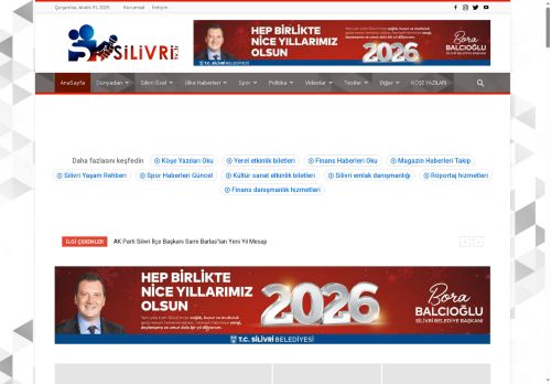 Silivri TV, Silivri Haber, Silivri Selimpaşa Haber, İstanbul Haber - Silivri TV Haber Magazin Spor Röportaj ve TV Programları