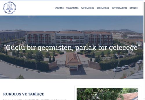 Saint-Joseph Lisesi Eğitim Vakfı – Saint-Joseph Lisesi Eğitim Vakfı