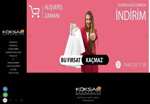 Samsun Mantolama Alçı Duvar Kağıdı ve İnşaat Malzemeleri, KÖKSAL KARDEŞLER SAMSUN İNŞAAT MALZEMELERİ