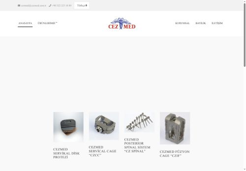 CEZMED Medical – Fusion Cage, Posterior Spinal System, Cervical Cage, Cervical Disc Prosthesis