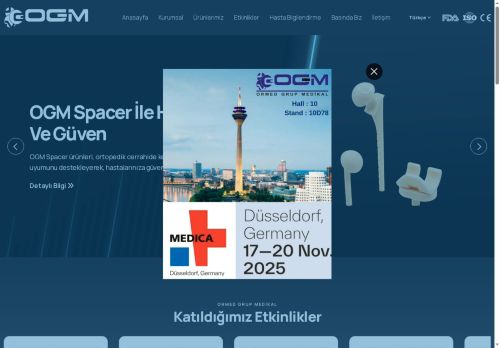 Ormed Grup Medikal | Ortopedi ve Omurga Cerrahisi Ürünleri