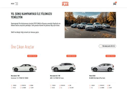 Türkiye’de operasyonel filo kiralamanın öncüsü Oto Plan’a hoş geldiniz. | Oto Plan