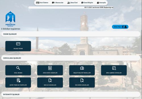 Sorgulama İşlemleri - Merzifon Belediyesi