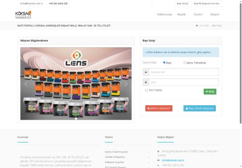 KÖKSAL KARDEŞLER İNŞAAT MALZ. İMALAT SAN. ve TİC.LTD.ŞTİ B2B