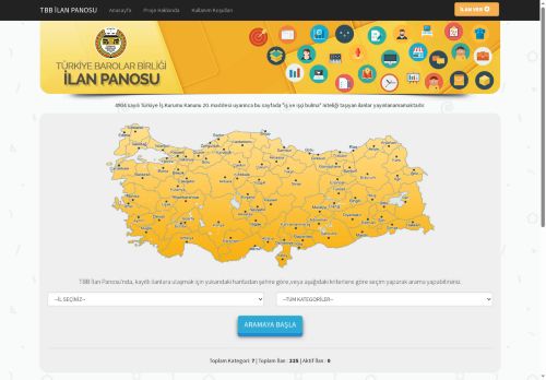 Türkiye Barolar Birliği İlan Panosu