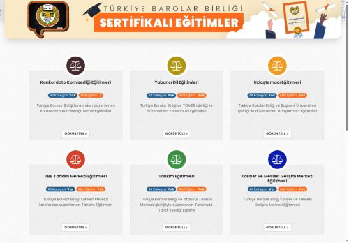 TBB Sertifikalı Eğitimler