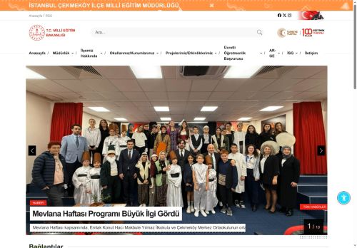 ÇEKMEKÖY İLÇE MİLLÎ EĞİTİM MÜDÜRLÜĞÜ - MEB İSTANBUL