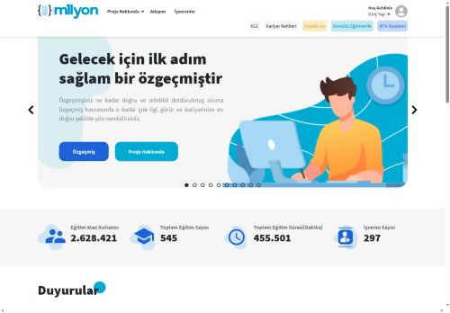 T.C. Hazine ve Maliye Bakanlığı - 1Milyonİstihdam