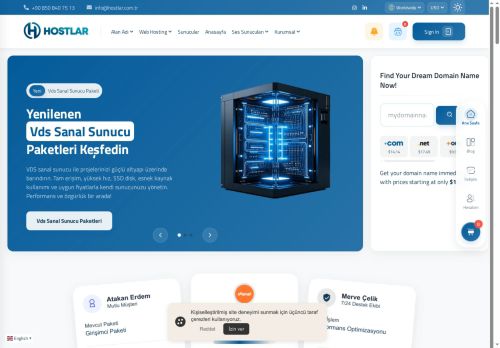Türkiye’nin En Hızlı VDS ve Hosting  Firması | Hostlar