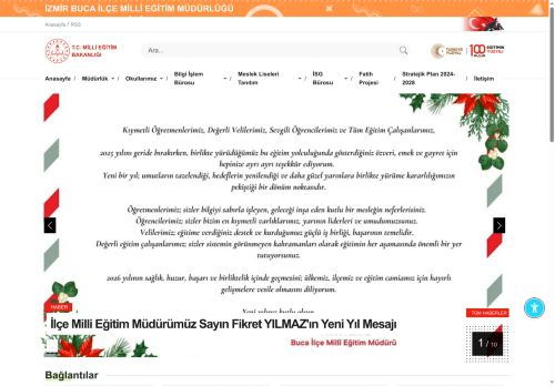 BUCA İLÇE MİLLÎ EĞİTİM MÜDÜRLÜĞÜ - MEB İZMİR