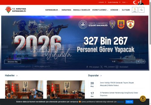 Karşıyaka Kaymakamlığı Resmi Web Sitesi