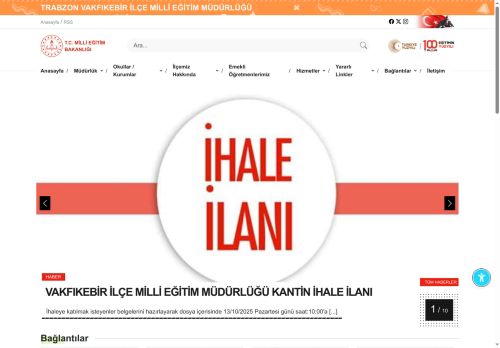 VAKFIKEBİR İLÇE MİLLÎ EĞİTİM MÜDÜRLÜĞÜ - MEB TRABZON