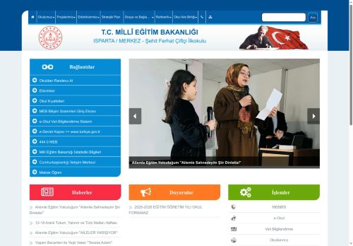 Şehit Ferhat Çiftçi İlkokulu - Ailemle Eğitim Yolculuğum ''AİLELER YARIŞIYOR''