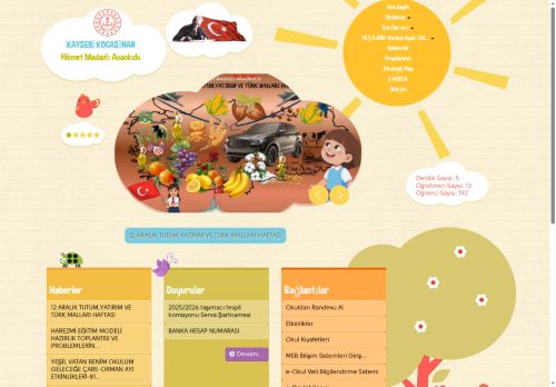 Hikmet Madazlı Anaokulu - MAARİFETLI ELLER ile Köklerden Geleceğe Yolculuk