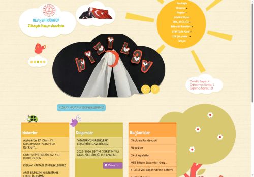 Zübeyde Hanım Anaokulu - OKUL ÖNCESİ FARKINDALIK EYLÜL AYI ÇALIŞMALARIMIZ