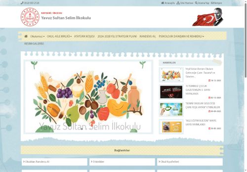 Yavuz Sultan Selim İlkokulu - "BENİM OKULUM GELECEĞE ÇARE-YEŞİL VATAN" ETKİNLİKLERİ