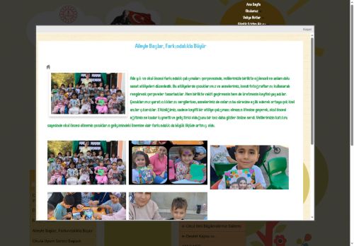 Zübeyde Hanım Anaokulu - OKULUM MAVİ YEŞİL DERGİMİZ YAYIMLANDI