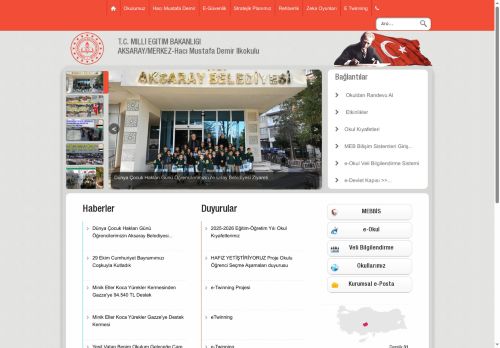 Hacı Mustafa Demir İlkokulu - Yeşil Vatan Benim Okulum Geleceğe Çare Etkinliği