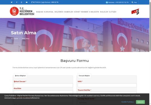 Satın Alma | Keçiören Beledyesi