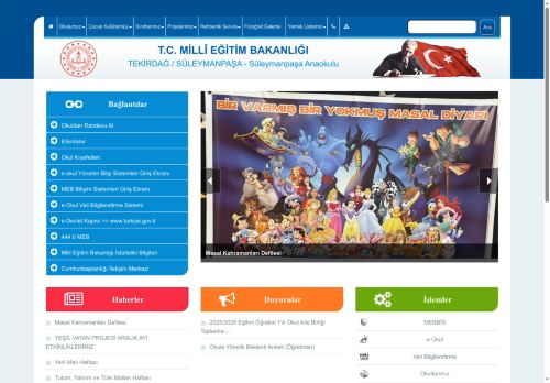 Süleymanpaşa Anaokulu - Açık Hava Sınıfımız