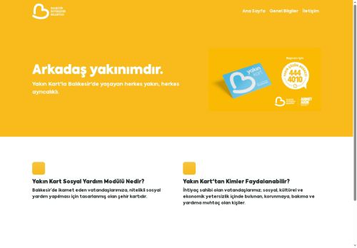 Yakın Kart - Ana Sayfa