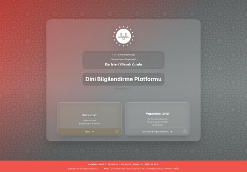 Dini Soruları Cevaplandırma Platformu | Diyanet İşleri Başkanlığı - Din İşleri Yüksek Kurulu