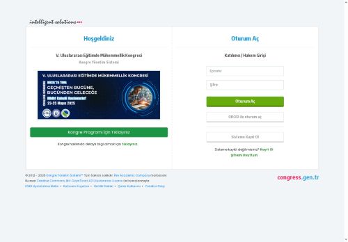 V. Uluslararası Eğitimde Mükemmellik Kongresi