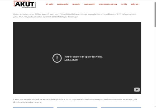 Bilinç Hayat Kurtarır! | AKUT Arama Kurtarma Derneği