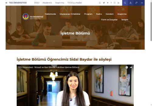 İşletme Bölümü | TED Üniversitesi