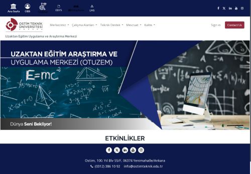 Home | Uzaktan Eğitim Araştırma ve Uygulama Merkezi